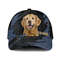 Golden Retriever Jean Background Custom Name & Photo Dog Cap - Classic Baseball Cap All Over Print - Gift For Dog Lovers 1.jpg