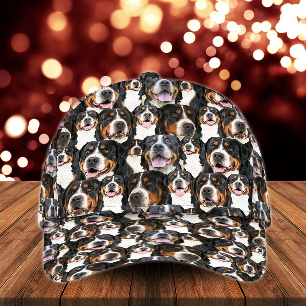 Greater Swiss Mountain Cap - Hats For Walking With Pets - Dog Hats Gifts For Relatives 1.jpg