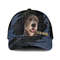 Irish Wolfhound Jean Background Custom Name & Photo Dog Cap - Classic Baseball Cap All Over Print - Gift For Dog Lovers 1.jpg