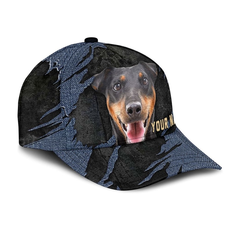Jagdterrier Jean Background Custom Name & Photo Dog Cap - Classic Baseball Cap All Over Print - Gift For Dog Lovers 2.jpg