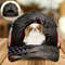 Japanese Chin On The American Flag Cap Custom Photo - Hats For Walking With Pets - Gifts Dog Hats For Relatives 1.jpg