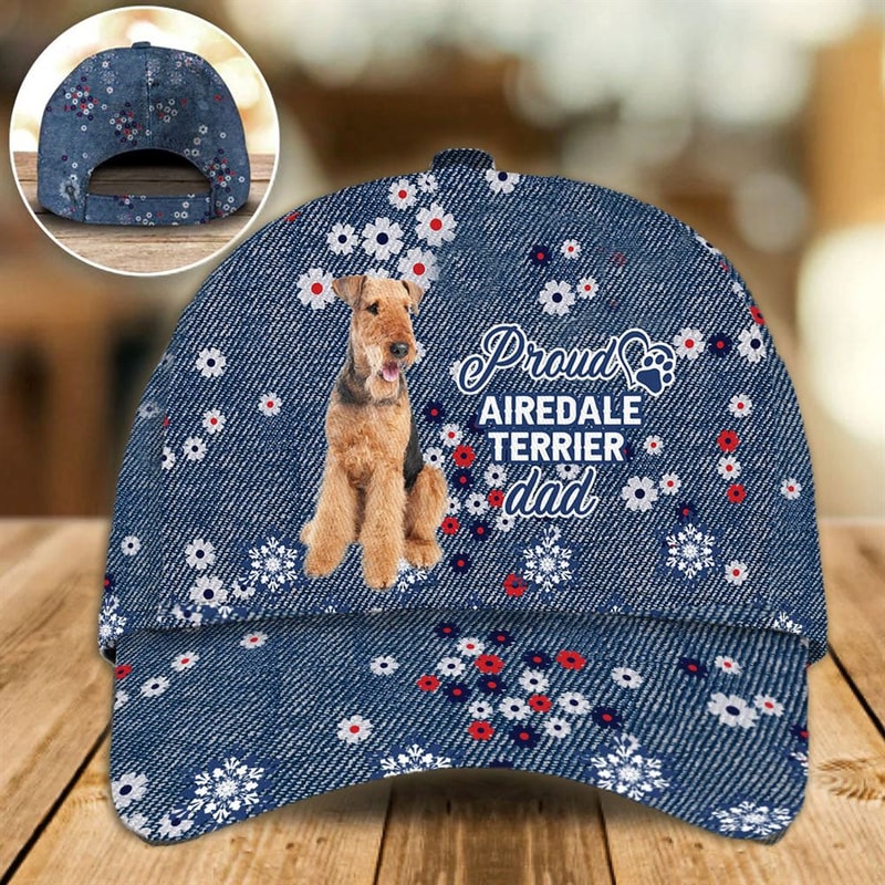 Proud Airedale Terrier Dad Caps - Caps For Dog Lovers - Gifts Dog Hats For Relatives 1.jpg