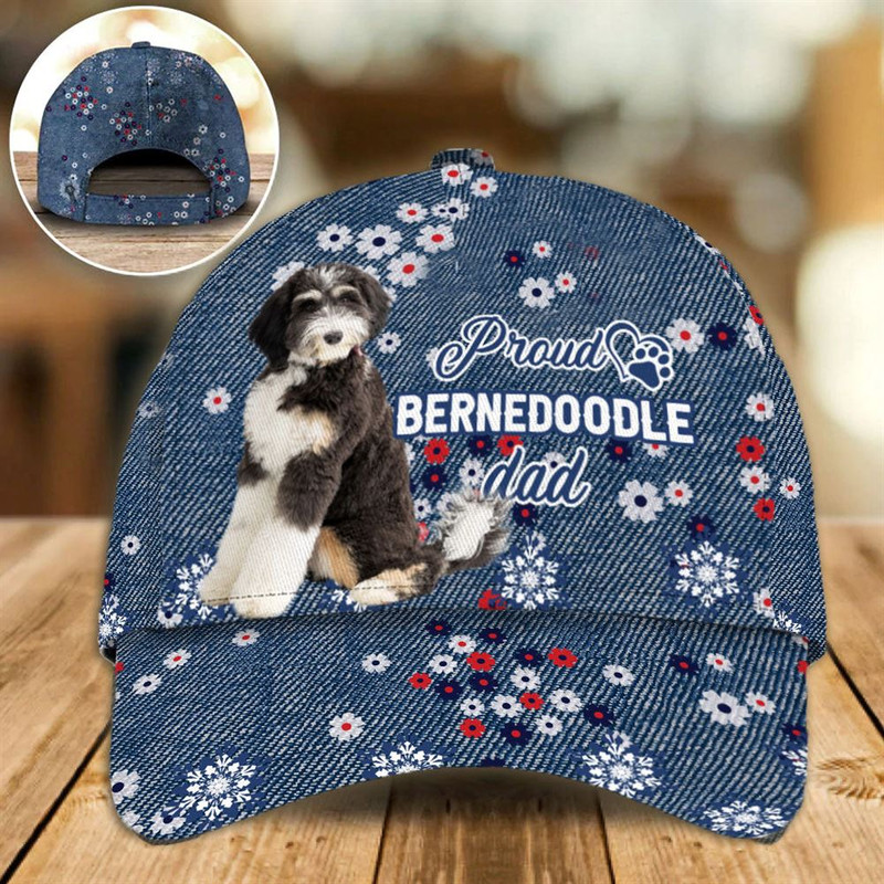 Proud Bernedoodle Mom Caps - Hat For Going Out With Pets - Dog Caps Gifts For Friends 1.jpg