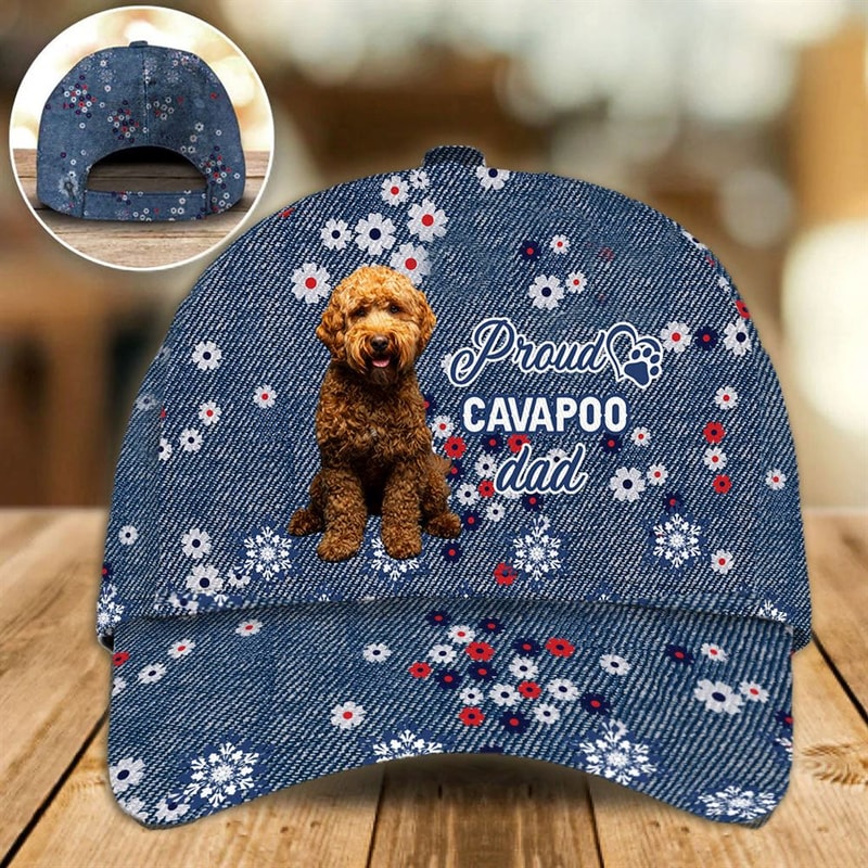 Proud Cavapoo Dad Caps - Caps For Dog Lovers - Gifts Dog Hats For Relatives 1.jpg