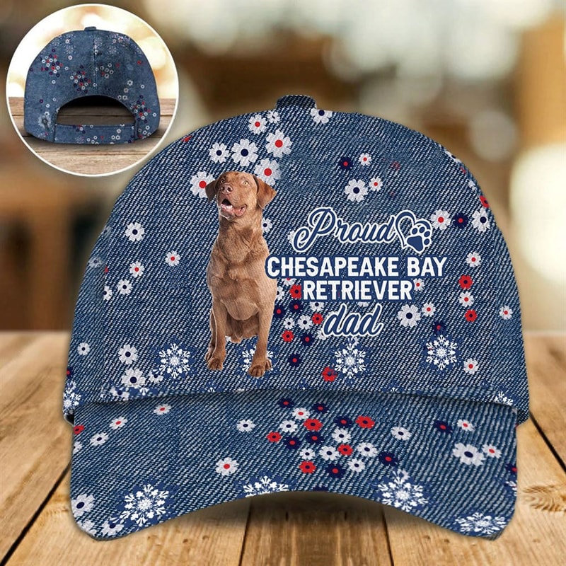 Proud Chesapeake Bay Retriever Dad Caps - Caps For Dog Lovers - Gifts Dog Hats For Relatives 1.jpg
