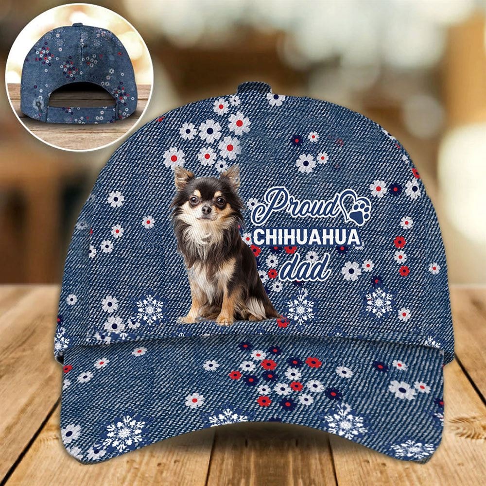 Proud Chihuahua Dad Caps - Caps For Dog Lovers - Gifts Dog Hats For Relatives 1.jpg