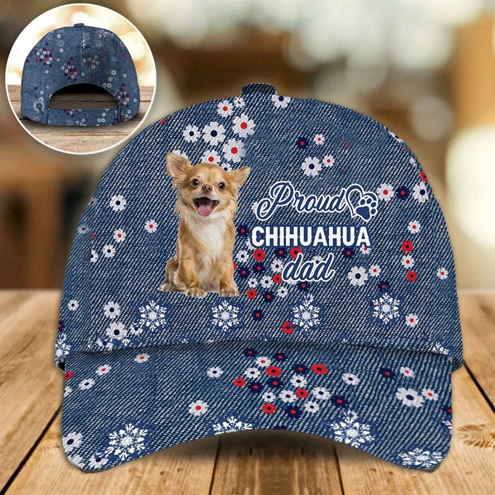 Proud Chihuahua Dad Caps - Caps For Dog Lovers - Gifts Dog Hats For Friends 1.jpg