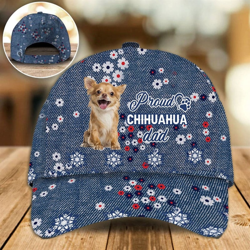 Proud Chihuahua Dad Caps - Caps For Dog Lovers - Gifts Dog Hats For Friends 1.jpg