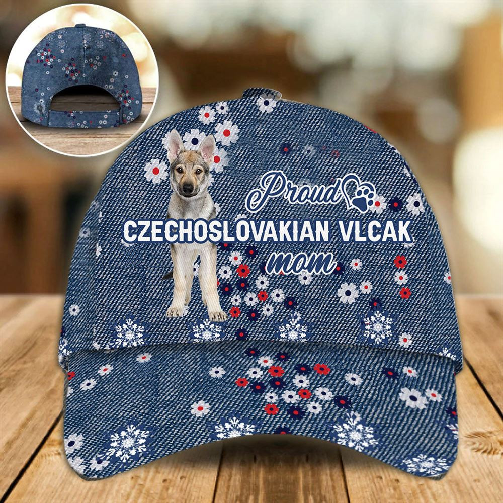 Proud Czechoslovakian Vlcak Mom Caps - Hats For Walking With Pets - Dog Caps Gifts For Friends 1.jpg