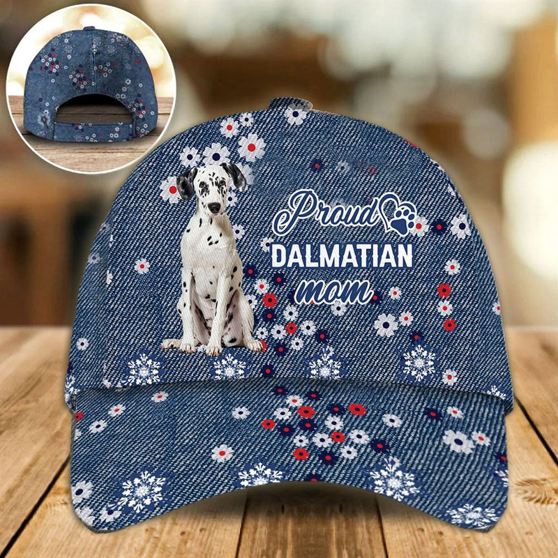 Proud Dalmatian Mom Caps - Hats For Walking With Pets - Dog Caps Gifts For Friends 1.jpg
