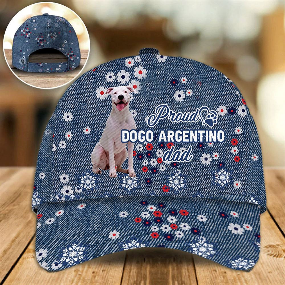 Proud Dogo Argentino Dad Caps - Caps For Dog Lovers - Gifts Dog Hats For Relatives 1.jpg
