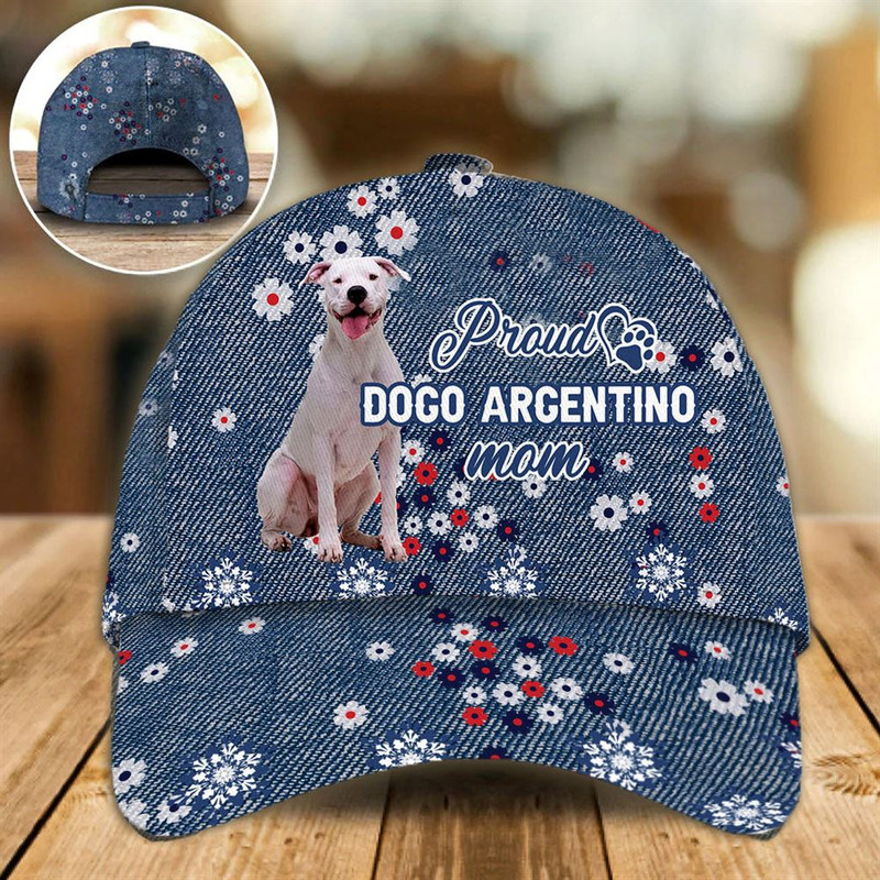 Proud Dogo Argentino Mom Caps - Hats For Walking With Pets - Dog Caps Gifts For Friends 1.jpg