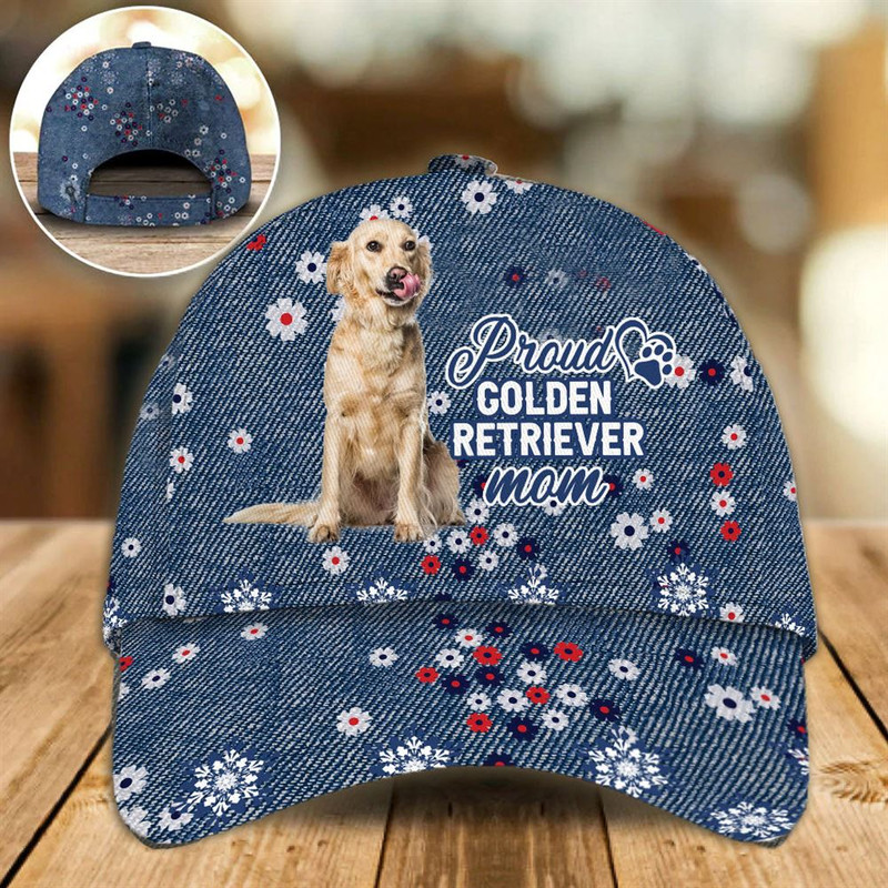 Proud Golden Retriever Mom Caps - Hats For Walking With Pets - Caps For Dog Lovers 1.jpg