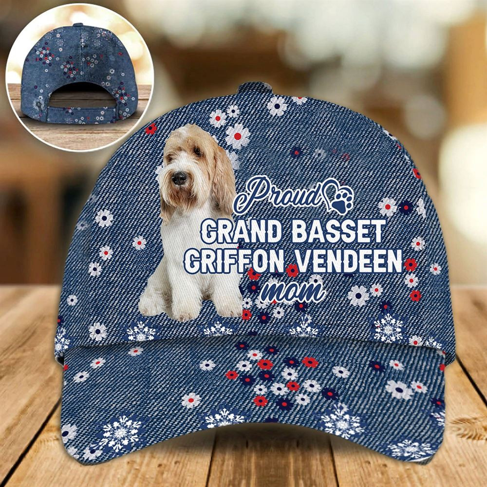 Proud Grand Basset Griffon Vendeen Mom Caps - Hat For Going Out With Pets - Dog Caps Gifts For Friends 1.jpg