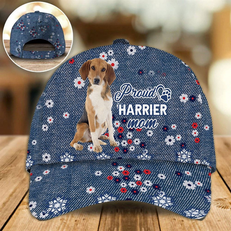 Proud Harrier Mom Caps - Hat For Going Out With Pets - Dog Caps Gifts For Friends 1.jpg