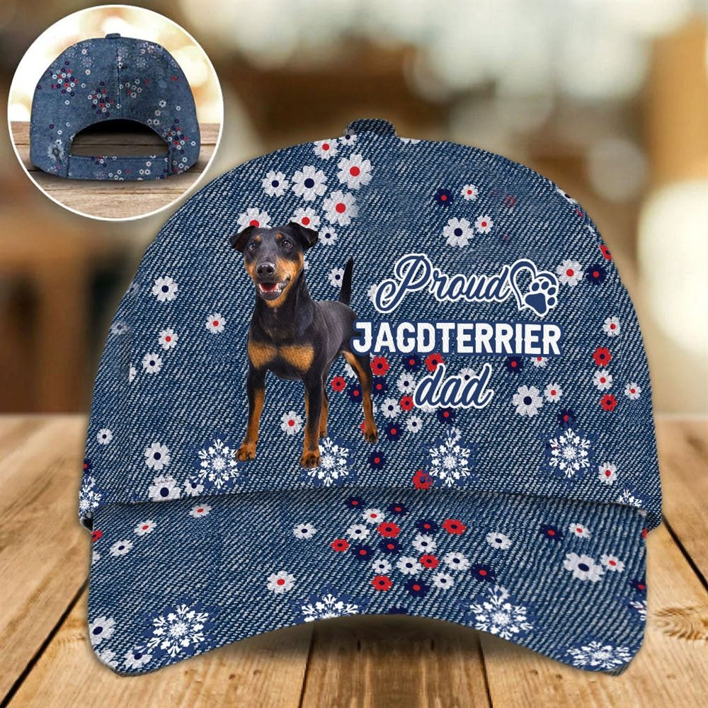 Proud Jagdterrier Dad Caps - Caps For Dog Lovers - Gifts Dog Hats For Relatives 1.jpg