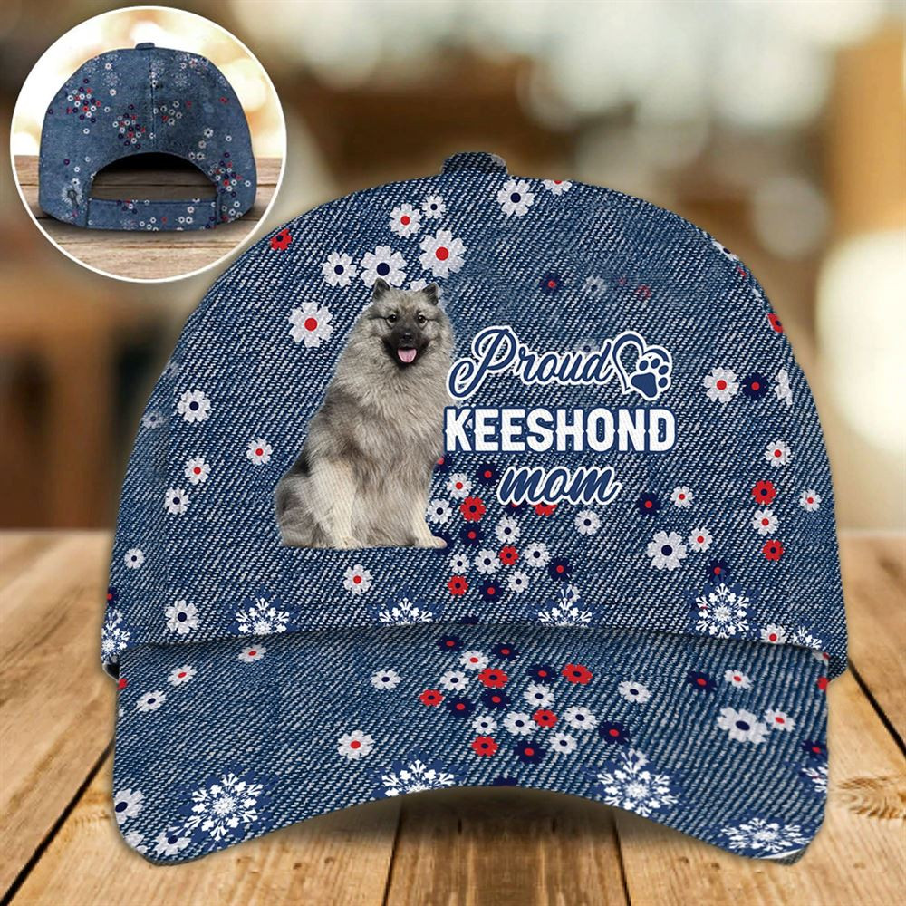 Proud Keeshond Mom Caps - Hat For Going Out With Pets - Dog Caps Gifts For Friends 1.jpg