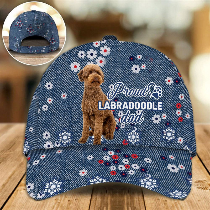 Proud Labradoodle Dad Caps - Hat For Going Out With Pets - Gifts Dog Hats For Friends 1.jpg