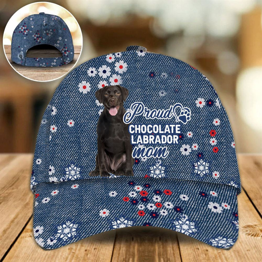 Proud Labrador Mom Caps - Hat For Going Out With Pets - Dog Hats Gifts For Relatives 1.jpg
