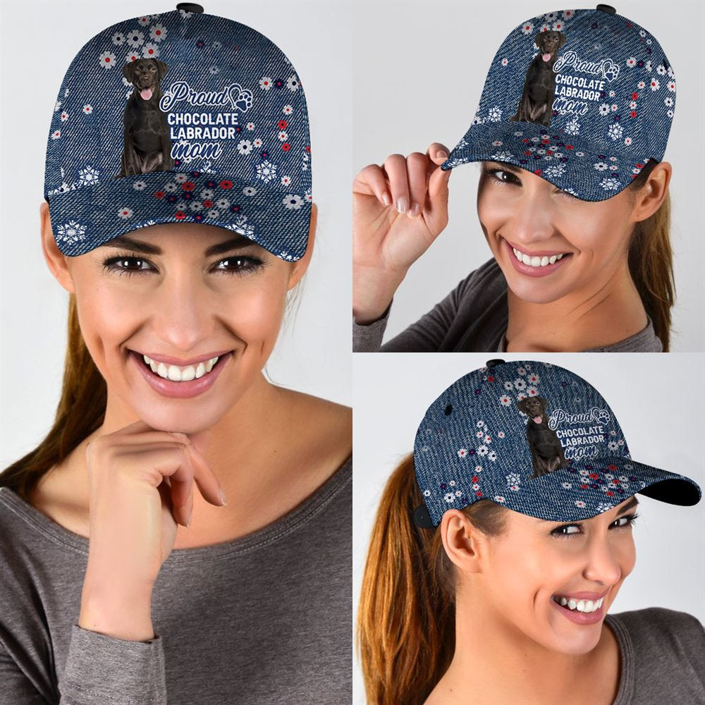 Proud Labrador Mom Caps - Hat For Going Out With Pets - Dog Hats Gifts For Relatives 2.jpg