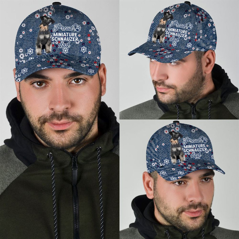 Proud Miniature Schnauzer Dad Caps - Caps For Dog Lovers - Gifts Dog Hats For Relatives 2.jpg