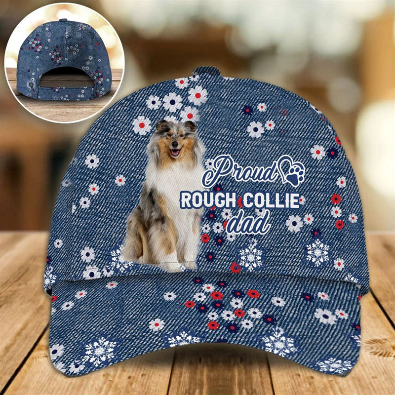 Proud Rough Collie Dad Caps - Caps For Dog Lovers - Gifts Dog Hats For Friends 1.jpg
