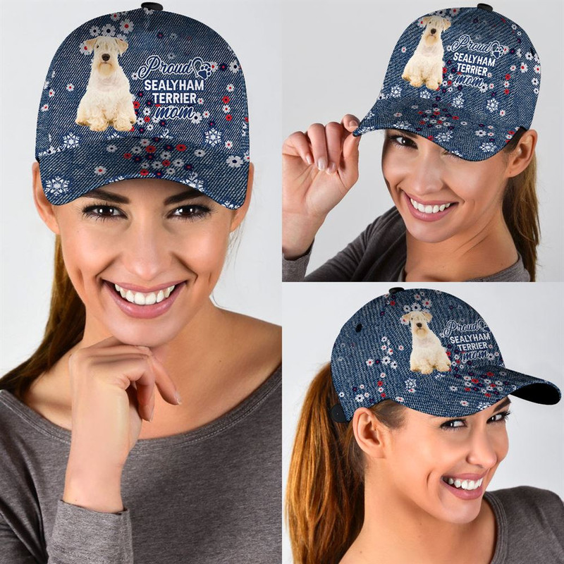 Proud Sealyham Terrier Mom Caps - Hats For Walking With Pets - Dog Caps Gifts For Friends 2.jpg