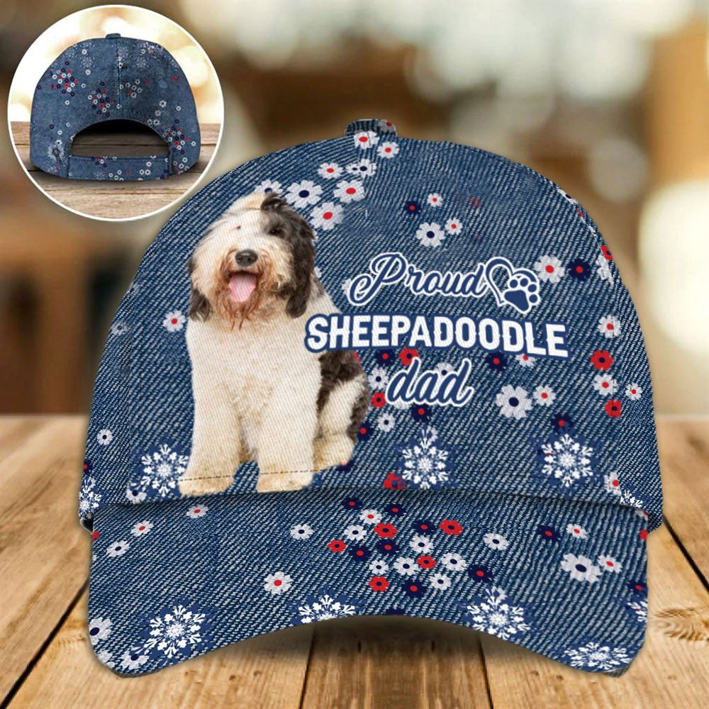 Proud Sheepadoodle Mom Caps - Hats For Walking With Pets - Dog Caps Gifts For Friends 1.jpg