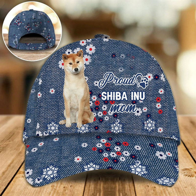 Proud Shiba Inu Mom Caps - Hats For Walking With Pets - Dog Caps Gifts For Friends 1.jpg
