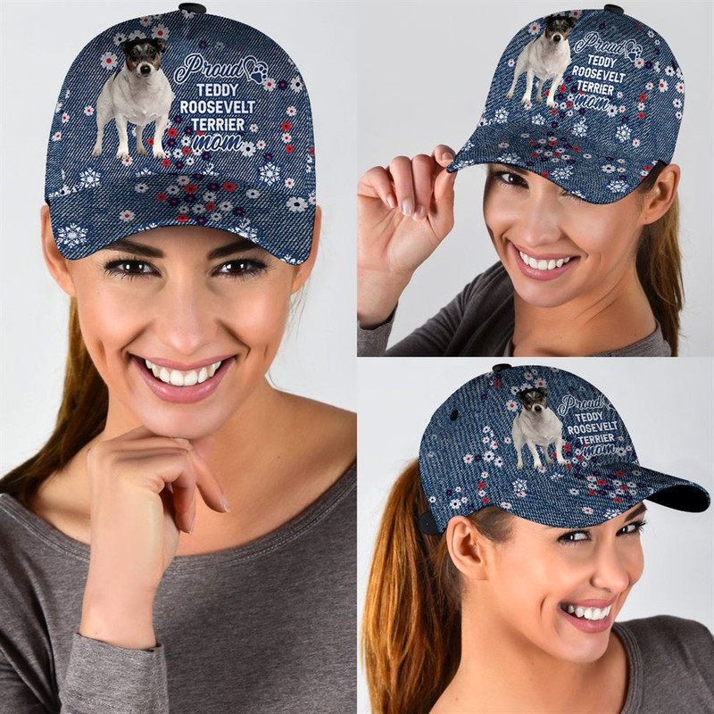 Proud Teddy Roosevelt Terrier Mom Caps - Hats For Walking With Pets - Dog Caps Gifts For Friends 2.jpg