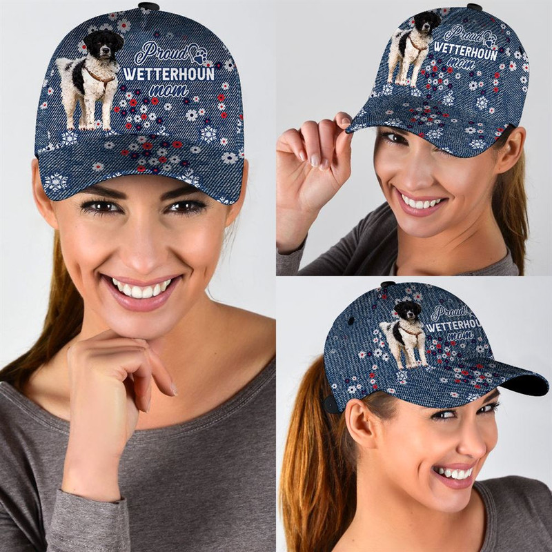 Proud Wetterhoun Mom Caps - Hat For Going Out With Pets - Dog Caps Gifts For Friends 2.jpg