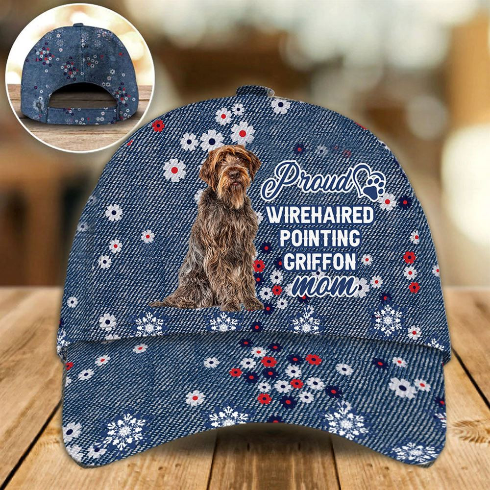 Proud Wirehaired Pointing Griffon Mom Caps - Hat For Going Out With Pets - Dog Caps Gifts For Friends 1.jpg
