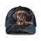 Puggle Jean Background Custom Name & Photo Dog Cap - Classic Baseball Cap All Over Print - Gift For Dog Lovers 1.jpg