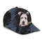 Pumi Dog Jean Background Custom Name & Photo Dog Cap - Classic Baseball Cap All Over Print - Gift For Dog Lovers 2.jpg