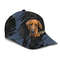 Rhodesian Ridgeback Jean Background Custom Name & Photo Dog Cap - Classic Baseball Cap All Over Print - Gift For Dog Lovers 2.jpg