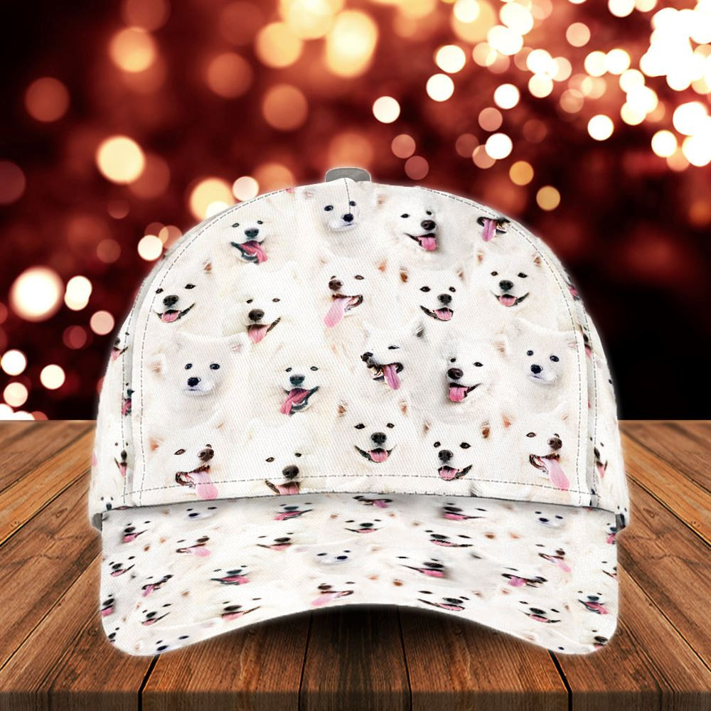 Samoyed Cap - Caps For Dog Lovers - Dog Hats Gifts For Relatives 1.jpg