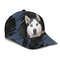 Siberian Husky Jean Background Custom Name & Photo Dog Cap - Classic Baseball Cap All Over Print - Gift For Dog Lovers 2.jpg