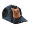 Silky Terrier Jean Background Custom Name & Photo Dog Cap - Classic Baseball Cap All Over Print - Gift For Dog Lovers 2.jpg
