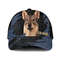 Swedish Vallhund Jean Background Custom Name & Photo Dog Cap - Classic Baseball Cap All Over Print - Gift For Dog Lovers 1.jpg