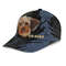 Yorkie-Poo Jean Background Custom Name & Photo Dog Cap - Classic Baseball Cap All Over Print - Gift For Dog Lovers 3.jpg