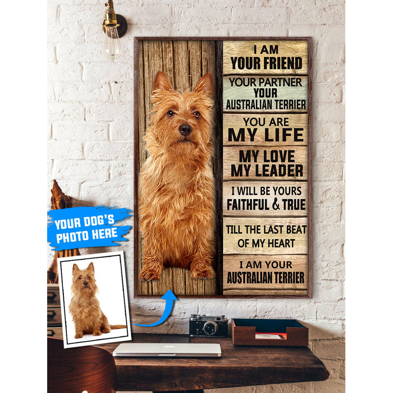 Australian Terrier Personalized Poster & Canvas - Dog Canvas Wall Art - Dog Lovers Gifts For Him Or Her.jpg