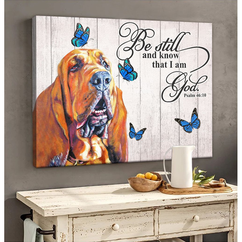 Bloodhound Matte Canvas - Dog Wall Art Prints - Canvas Wall Art Decor.jpg