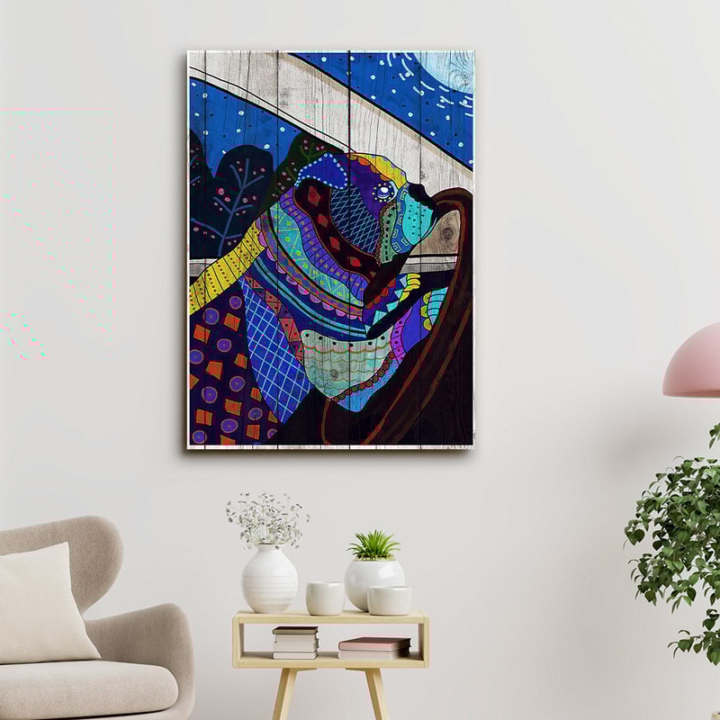 Bulldog Art - Dog Pictures - Bulldog Canvas Poster - Dog Wall Art - Gifts For Dog Lovers - Furlidays.jpg