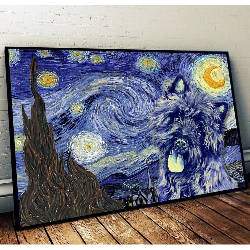 Cairn Terrier Poster & Matte Canvas - Dog Wall Art Prints - Painting On Canvas.jpg