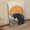 Cat Portrait Canvas - Black Cat Canvas Print - Cat Wall Art Canvas - Cat Canvas - Furlidays.jpg