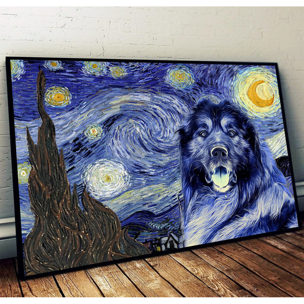 Caucasian Shepherd Poster & Matte Canvas - Dog Wall Art Prints - Painting On Canvas.jpg