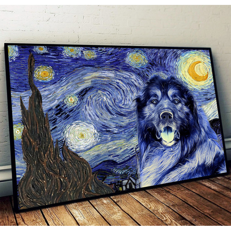 Caucasian Shepherd Poster & Matte Canvas - Dog Wall Art Prints - Painting On Canvas.jpg