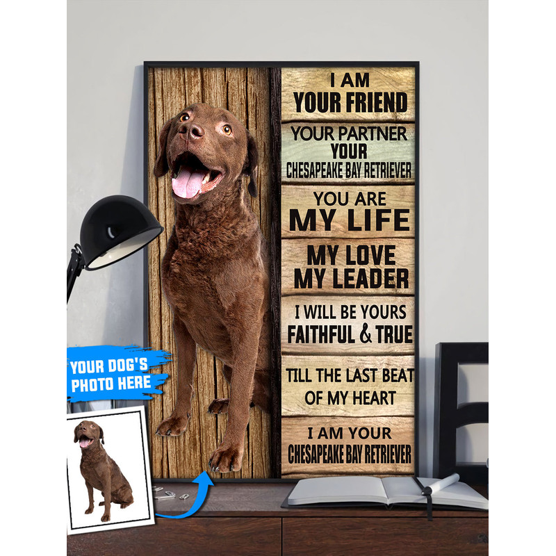 Chesapeake Bay Retriever Personalized Poster & Canvas - Dog Canvas Wall Art - Dog Lovers Gifts For Him Or Her.jpg