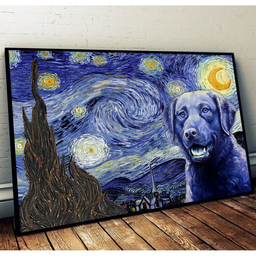 Chesapeake Bay Retriever Poster & Matte Canvas - Dog Wall Art Prints - Painting On Canvas.jpg