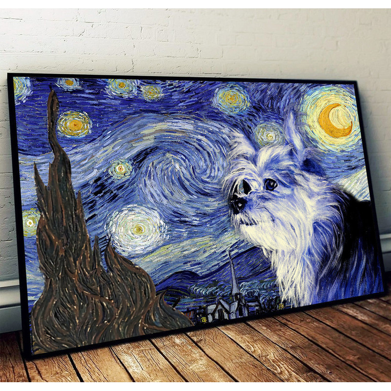 Chorkie Poster & Matte Canvas - Dog Wall Art Prints - Painting On Canvas.jpg